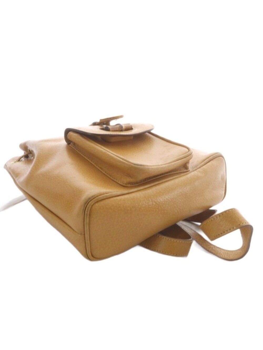 Gucci Bamboo Leather Backpack Brown - Picture 5 of 8